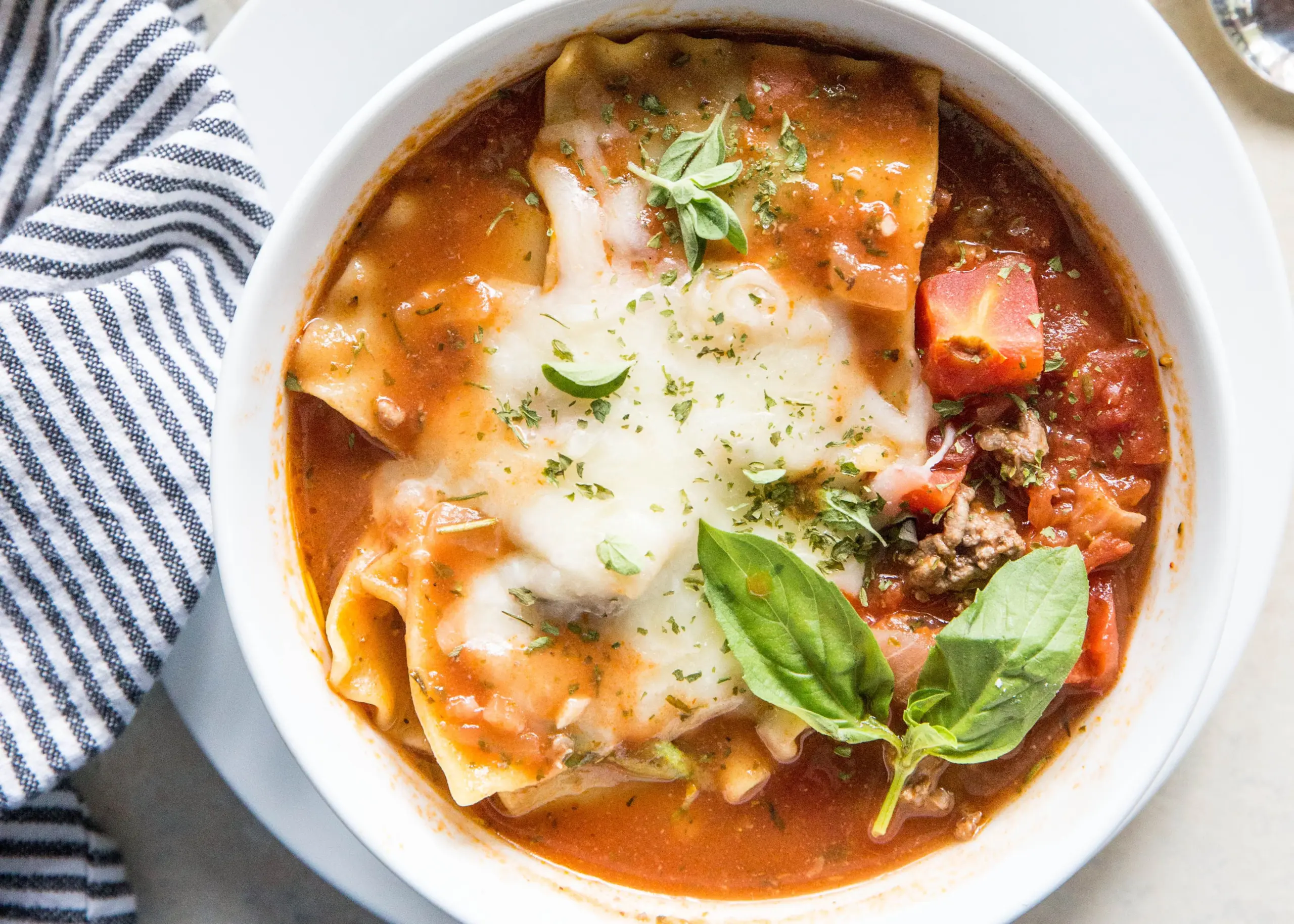Easy Lasagna Soup Recipe