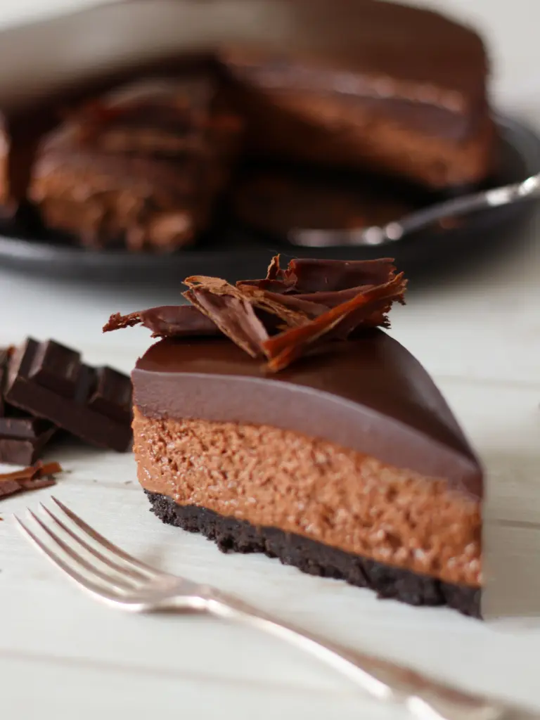 chocolate cheesecake
