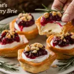 Cranberry Brie Bites Recipe-The Best Holiday Appetizers
