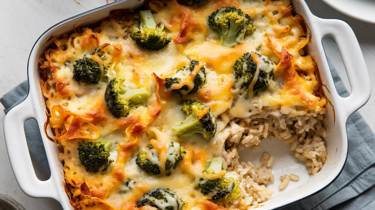 Chicken Broccoli Cheesy Rice Casserole – Easy & Quick!
