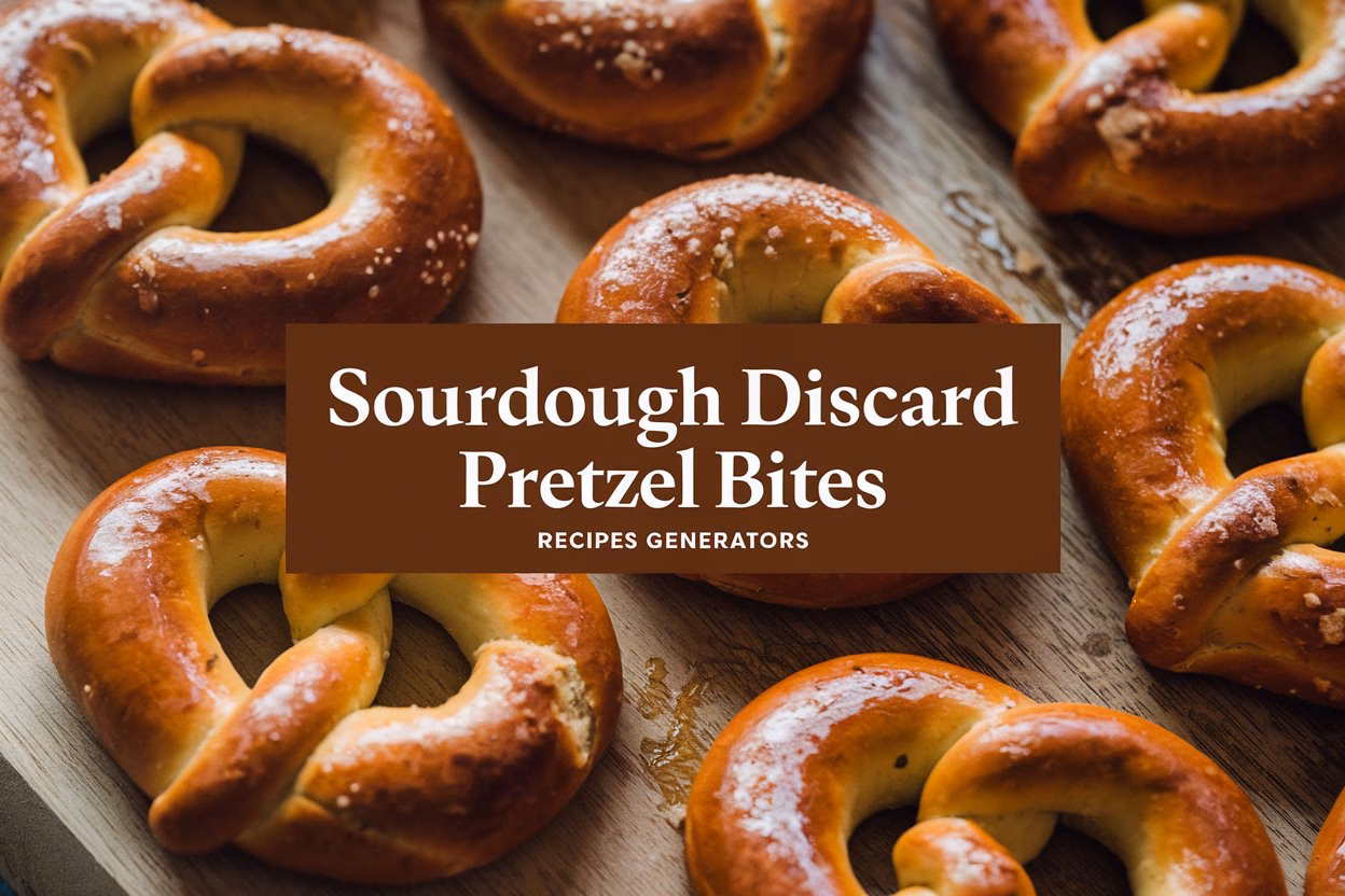 🥨🌾Soft and Chewy Sourdough Pretzel Bites🌾🥨