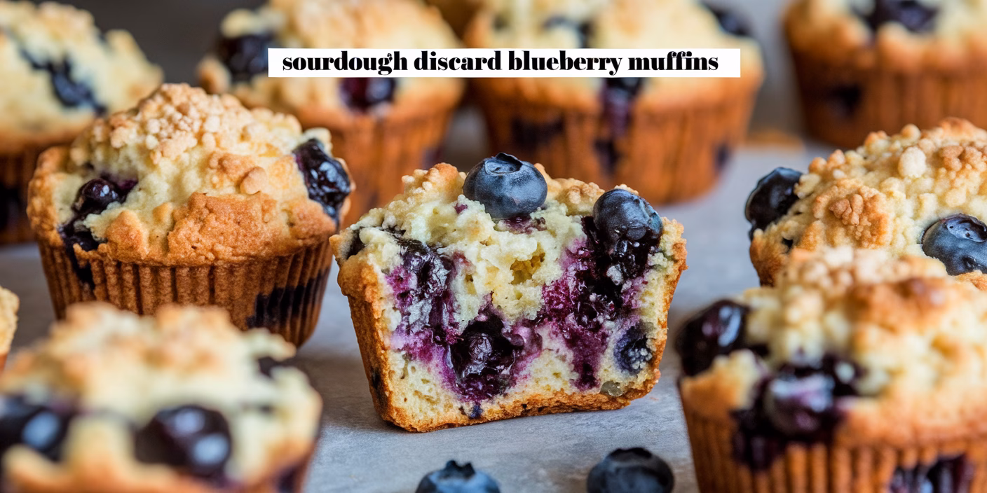 Delightful Sourdough Discard Blueberry Muffins: A Tasty Twist on a Classic Treat