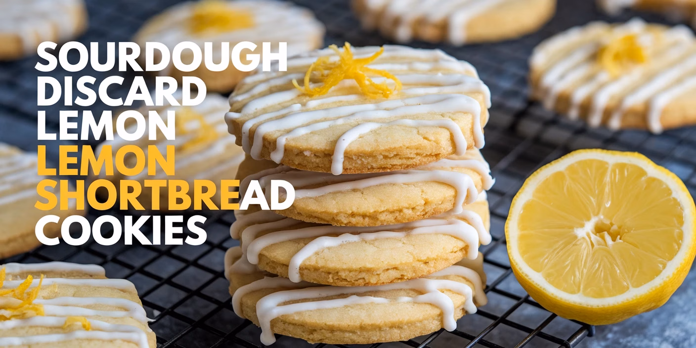 Crafting the Perfect Sourdough Discard Lemon Shortbread Cookies