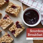 Sourdough Breakfast Oatmeal Jam Bars: A Hearty, Sweet Start to Your Day!