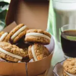 Sourdough Oatmeal Cookies with Creamy Filling