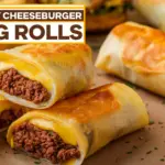 Crispy Cheeseburger Egg Rolls: A Fusion of Flavors!