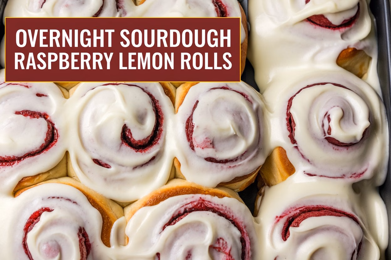 Sourdough Raspberry Lemon Rolls: A Tangy, Sweet Delight