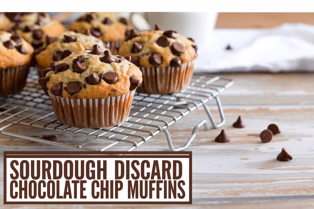 The Ultimate Guide to Making Sourdough Discard Chocolate Chip Muffins