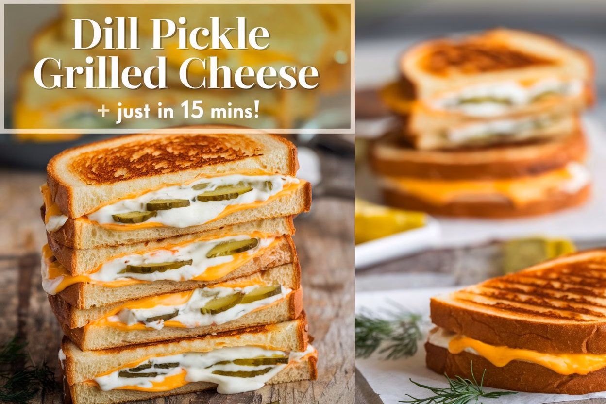 The Best Dill Pickle Grilled Cheese Recipe