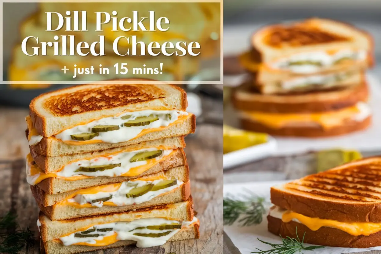 The Best Dill Pickle Grilled Cheese Recipe